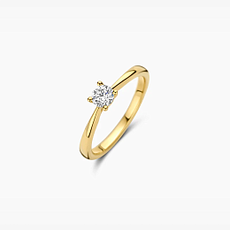 Blush Lab-Grown Diamond 14K Gold Ring / LG1002Y-54