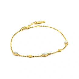 Opal Colour Gold Bracelet/B014-02G