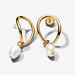 PANDORA Gold Plated metal blend Earring / 263281C01