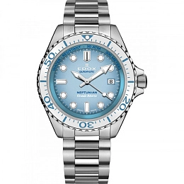 Edox Men Automatic Wristwatch/80801 3BBUM BUCDN