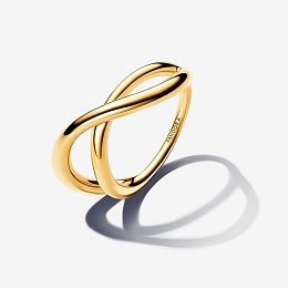 PANDORA Gold Plated metal blend Ring / 163318C00-56