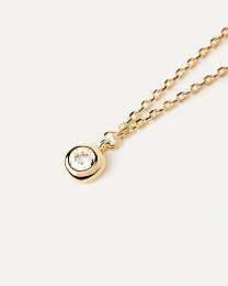 Sand solitary necklace