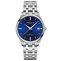 DS-8/GR/QCOSC/STEEL/BLUE DIAL /C033.451.11.041.00