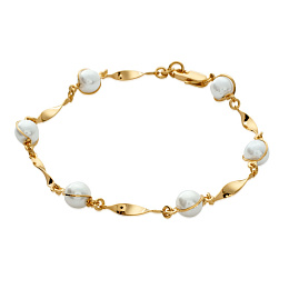 BRACELETPEARL IMIT.18 KT GOLD PLATED /29073918