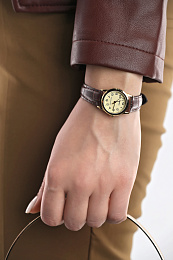 Quartz Wristwatch / LTP-V001GL-9BUDF