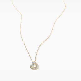 Blush Lab-Grown Diamond 14K Gold Necklace / LG3000Y
