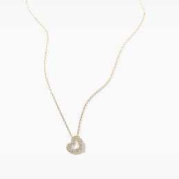 Blush Lab-Grown Diamond 14K Gold Necklace / LG3000Y
