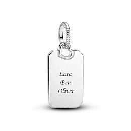 PANDORA Sterling Silver Pendant / 398611C00